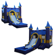 inflatable castle water slide combo